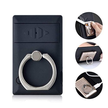 Mobile Phone Holder Ring Lighter Windproof USB Lighter